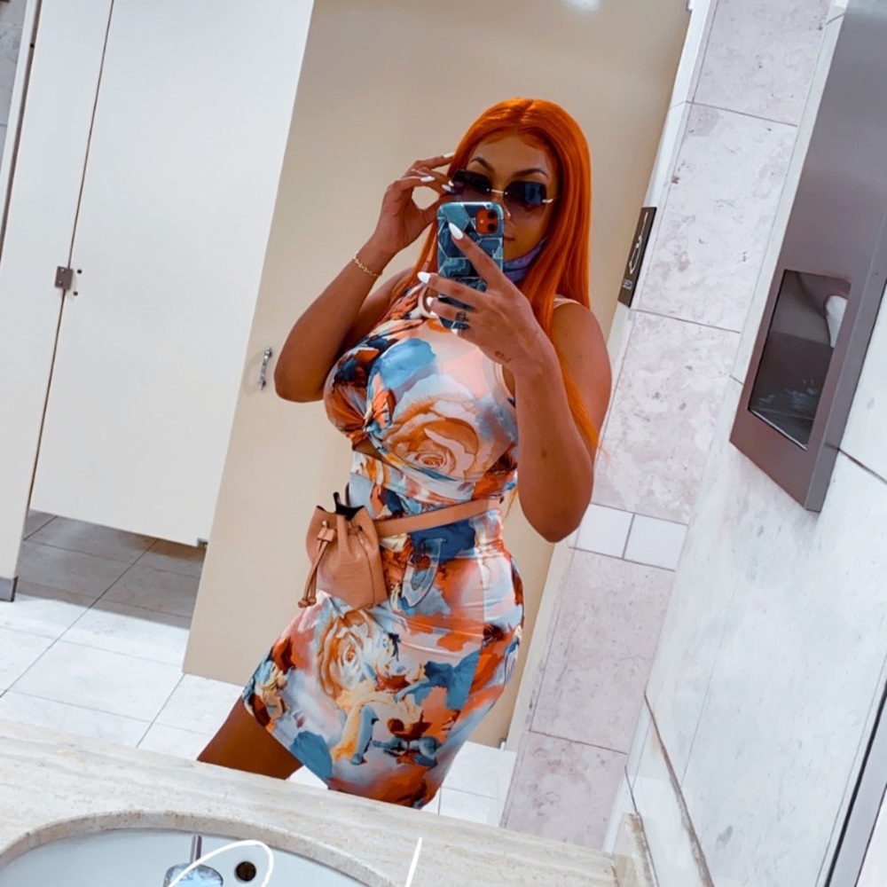 Two piece skirt set